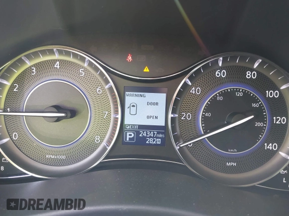 2018 Infiniti QX80 with VIN JN8AZ2NF4J9660983, listed as a IAAI auction lot 42063055 with 24,347 mi miles and . Bid and sale history available at DreamBid. Image 7.