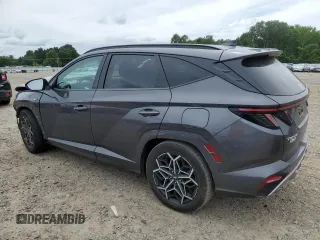 2022 Hyundai Tucson N Line with VIN KM8JF3AE4NU100497, listed as a Copart auction lot 65032454 with 0 mi miles and Salvage Title. Bid and sale history available at carsss.com. Image 2.