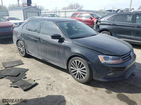 2016 Volkswagen Jetta Sedan 1.8T Sport with VIN 3VWD17AJ5GM270926, listed as a Copart auction lot 50041555 with 161,610 mi miles and Salvage Title. Bid and sale history available at carsss.com. Image 4.
