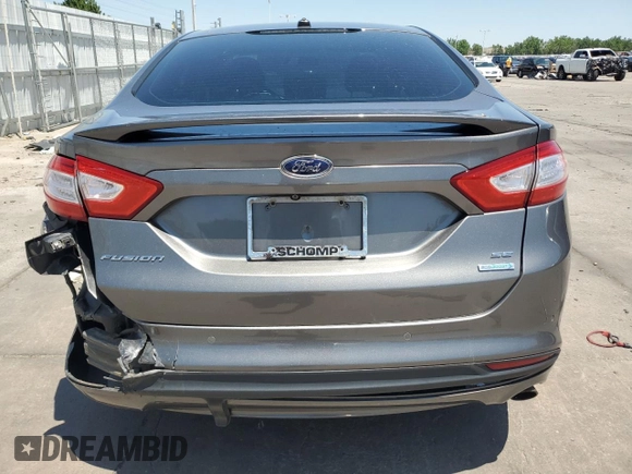 2013 Ford Fusion SE with VIN 3FA6P0HR8DR385733, listed as a Copart auction lot 61689715 with 102,644 mi miles and Salvage title. Bid and sale history available at DreamBid. Image 6.