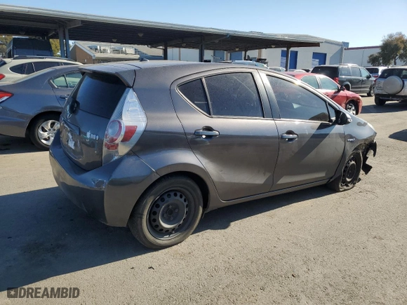 2014 Toyota Prius c One with VIN JTDKDTB35E1067331, listed as a Copart auction lot 42801005 with 257,046 mi miles and Salvage Title. Bid and sale history available at carsss.com. Image 3.