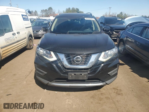 2019 Nissan Rogue SV with VIN 5N1AT2MV9KC816800, listed as a Copart auction lot 49165225 with 107,665 mi miles and Salvage Title. Bid and sale history available at carsss.com. Image 5.