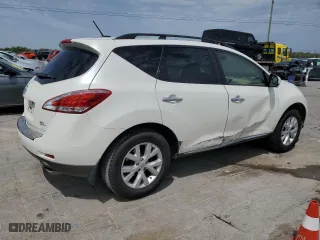 2013 Nissan Murano LE with VIN JN8AZ1MU1DW202429, listed as a Copart auction lot 53546535 with 108,631 mi miles and Salvage Title. Bid and sale history available at carsss.com. Image 3.