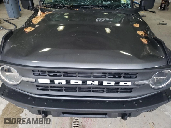 2021 Ford Bronco with VIN 1FMEE5DH2MLA86853, listed as a Copart auction lot 47424675 with Not provided miles and Salvage title. Bid and sale history available at DreamBid. Image 11.