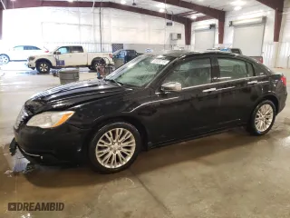 2011 Chrysler 200 Limited with VIN 1C3BC2FG1BN581048, listed as a Copart auction lot 53028715 with 218,658 mi miles and Salvage Title. Bid and sale history available at carsss.com. Image 1.