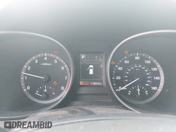 2017 Hyundai Santa Fe 2.4L with VIN 5XYZTDLB7HG444081, listed as a IAAI auction lot 42207558 with 119,054 mi miles and . Bid and sale history available at DreamBid. Image 7.