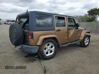 2015 Jeep Wrangler Unlimited Sahara z VIN 1C4BJWEG5FL645846, wystawiony jako Copart lot #53326855 z przebiegiem 122 510 mil mil oraz Szkoda całkowita • Salvage title. Historia ofert i sprzedaży dostępna na DreamBid. Obrazek 3.