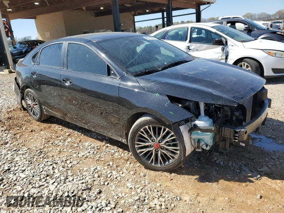 2024 Kia Forte GT-Line with VIN 3KPF54AD7RE803204, listed as a Copart auction lot 49715905 with 7,823 mi miles and Salvage Title. Bid and sale history available at carsss.com. Image 4.
