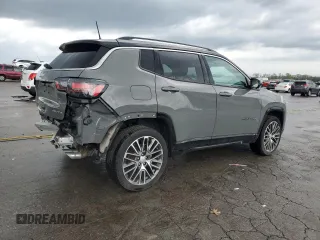 2022 Jeep Compass High Altitude with VIN 3C4NJDCB9NT153946, listed as a Copart auction lot 51050775 with 44,430 mi miles and Salvage Title. Bid and sale history available at carsss.com. Image 3.