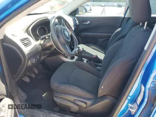 2018 Jeep Compass Sport with VIN 3C4NJDAB7JT373681, listed as a Copart auction lot 58225285 with 95,542 mi miles and Salvage title. Bid and sale history available at DreamBid. Image 7.