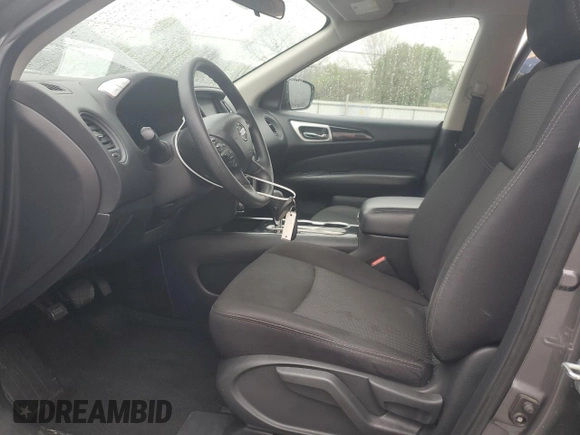 2019 Nissan Pathfinder S with VIN 5N1DR2MN8KC639149, listed as a Copart auction lot 51819025 with 80,056 mi miles and Salvage title. Bid and sale history available at DreamBid. Image 7.