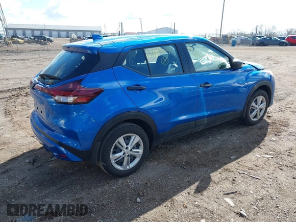 2024 Nissan Kicks S with VIN 3N1CP5BV1RL579789, listed as a IAAI auction lot 41857539 with 1,931 mi miles and . Bid and sale history available at carsss.com. Image 4.