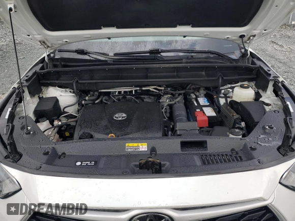 2022 Toyota Highlander LE with VIN 5TDBZRBHXNS183417, listed as a Copart auction lot 50680265 with 76,636 mi miles and Clean title. Bid and sale history available at DreamBid. Image 12.