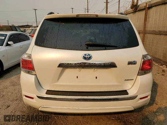2011 Toyota Highlander Hybrid Limited with VIN JTEDC3EH6B2003044, listed as a Copart auction lot 87972595 with 193,125 mi miles and Salvage Title. Bid and sale history available at carsss.com. Image 6.