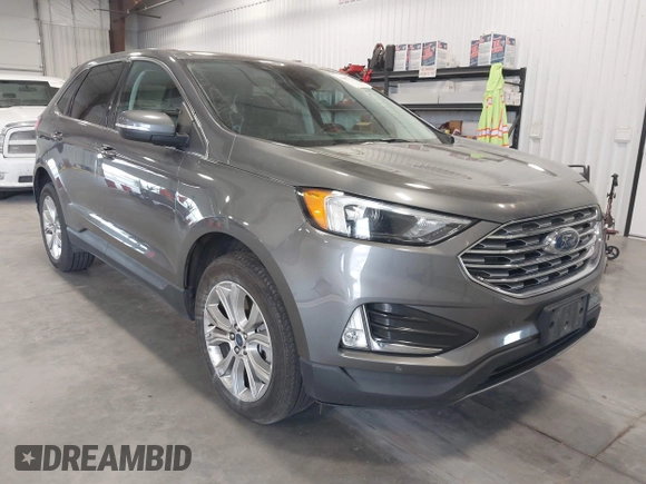 2022 Ford Edge Titanium with VIN 2FMPK4K96NBB06191, listed as a IAAI auction lot 42097951 with 50,792 mi miles. Bid and sale history available at carsss.com. Image 1.