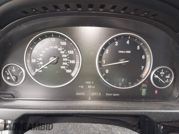 2018 BMW X5 xDrive35i with VIN 5UXKR0C51J0X95114, listed as a IAAI auction lot 42037253 with 80,095 mi miles. Bid and sale history available at carsss.com. Image 7.