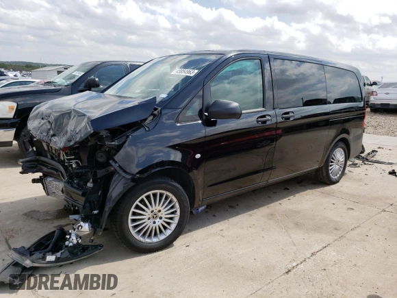 2021 Mercedes-Benz Metris with VIN W1WV0FEY3M3830388, listed as a Copart auction lot 45854963 with 3,548 mi miles and . Bid and sale history available at DreamBid. Image 1.