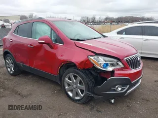 2014 Buick Encore Leather with VIN KL4CJCSB9EB780936, listed as a IAAI auction lot 41840299 with 81,659 mi miles and . Bid and sale history available at carsss.com. Image 1.