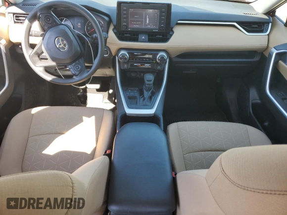 2022 Toyota RAV4 XLE with VIN 2T3W1RFV1NW202993, listed as a Copart auction lot 50620845 with 34,644 mi miles and Salvage title. Bid and sale history available at DreamBid. Image 8.