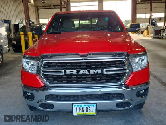 2022 Ram 1500 Big Horn with VIN 1C6RRFFG8NN179006, listed as a IAAI auction lot 42564786 with 92,912 mi miles and . Bid and sale history available at DreamBid. Image 16.