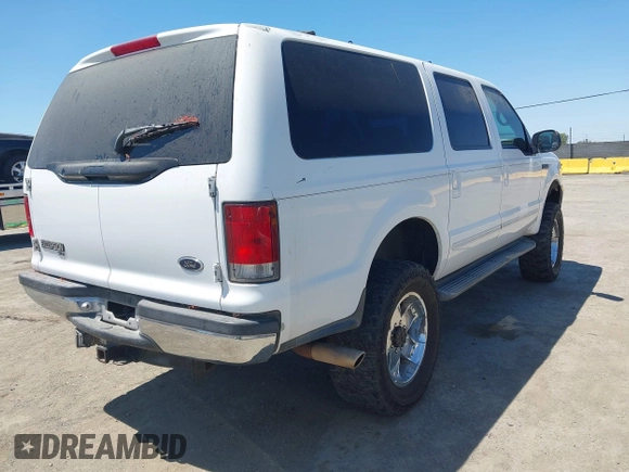 2000 Ford Excursion XLT с VIN 1FMNU41S3YED20490, выставлен на аукционе IAAI как лот 42739350 с пробегом 217 596 миль миль и . История ставок и продаж доступна на DreamBid. Изображение 4.