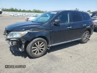 2015 Nissan Pathfinder Platinum with VIN 5N1AR2MM2FC626607, listed as a Copart auction lot 60098925 with 175,400 mi miles and Salvage title. Bid and sale history available at DreamBid. Image 1.