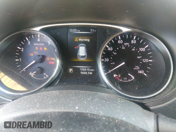 2016 Nissan Rogue SL with VIN 5N1AT2MT5GC833602, listed as a IAAI auction lot 42204176 with 156,010 mi miles. Bid and sale history available at carsss.com. Image 7.