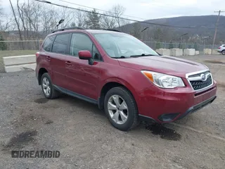 2014 Subaru Forester 2.5i Premium with VIN JF2SJAEC5EH535964, listed as a IAAI auction lot 41900502 with 142,855 mi miles. Bid and sale history available at carsss.com. Image 1.