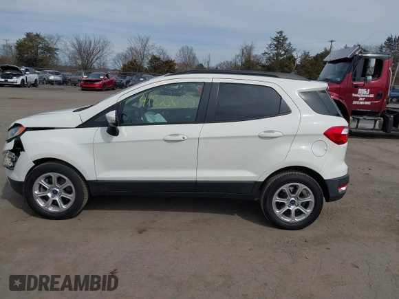 2020 Ford EcoSport SE with VIN MAJ3S2GE8LC316601, listed as a IAAI auction lot 41823655 with 32,574 mi miles and . Bid and sale history available at DreamBid. Image 15.
