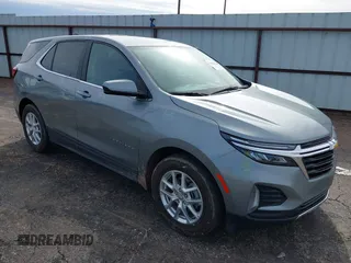 2024 Chevrolet Equinox LT z VIN 3GNAXUEG8RS246062, wystawiony jako IAAI lot #42476949 z przebiegiem 27 767 mil mil oraz . Historia ofert i sprzedaży dostępna na DreamBid. Obrazek 1.