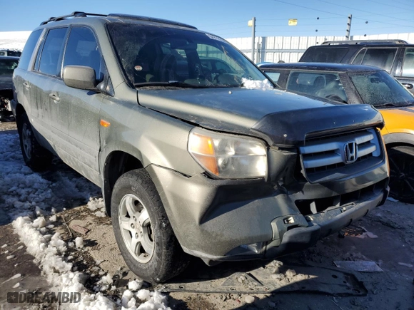 2007 Honda Pilot EX-L with VIN 5FNYF18597B027586, listed as a Copart auction lot 84272254 with 180,892 mi miles and Salvage Title. Bid and sale history available at carsss.com. Image 4.