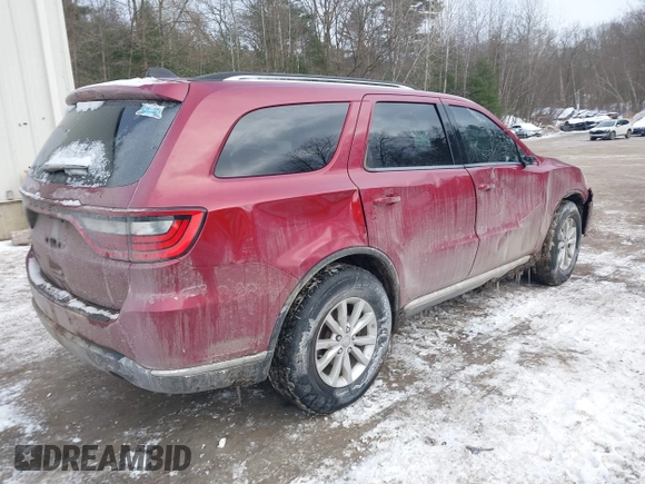 2015 Dodge Durango SXT with VIN 1C4RDJAG6FC888810, listed as a IAAI auction lot 41304507 with 125,936 mi miles and . Bid and sale history available at carsss.com. Image 4.