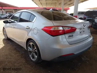 2016 Kia Forte EX with VIN KNAFX4A8XG5598156, listed as a IAAI auction lot 41980015 with 114,672 mi miles. Bid and sale history available at carsss.com. Image 3.