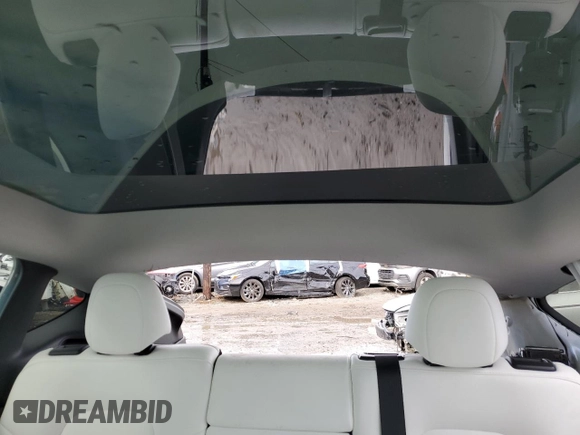 2021 Tesla Model Y Performance with VIN 5YJYGDEF4MF201815, listed as a Copart auction lot 42453075 with 76,888 mi miles and Salvage Title. Bid and sale history available at DreamBid. Image 10.
