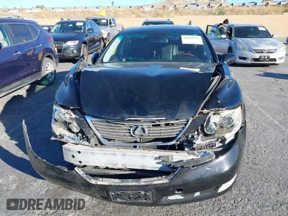 2009 Lexus LS 460 with VIN JTHBL46F095091434, listed as a IAAI auction lot 40890291 with 156,873 mi miles and . Bid and sale history available at DreamBid. Image 6.