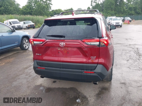 2019 Toyota RAV4 XLE with VIN JTMP1RFV6KD506382, listed as a IAAI auction lot 42578602 with 46,223 mi miles and . Bid and sale history available at DreamBid. Image 16.