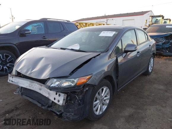 2012 Honda Civic EX with VIN 19XFB2F80CE029054, listed as a IAAI auction lot 41757491 with 170,562 mi miles and . Bid and sale history available at DreamBid. Image 18.