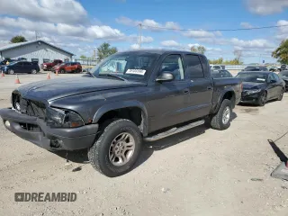 2003 Dodge Dakota Sport with VIN 1D7HG38X03S227575, listed as a Copart auction lot 76103394 with 109,796 mi miles and Salvage Title. Bid and sale history available at carsss.com. Image 1.