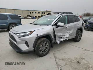 2023 Toyota RAV4 Hybrid XLE Premium z VIN 4T3B6RFV0PU135399, wystawiony jako Copart lot #47800655 z przebiegiem 13 310 mil mil oraz Szkoda całkowita • Salvage title. Historia ofert i sprzedaży dostępna na DreamBid. Obrazek 1.
