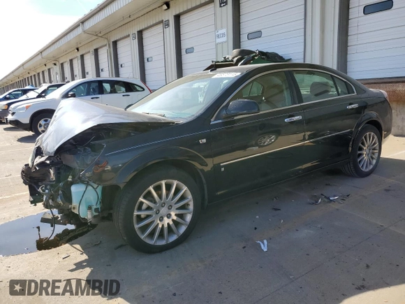 2007 Saturn Aura XR with VIN 1G8ZV57797F243879, listed as a Copart auction lot 46573115 with 122,265 mi miles and Salvage Title. Bid and sale history available at DreamBid. Image 1.