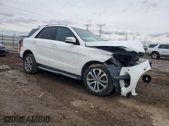2018 Mercedes-Benz GLE 350 with VIN 4JGDA5HB2JB076077, listed as a Copart auction lot 51544465 with 49,969 mi miles and Salvage Title. Bid and sale history available at DreamBid. Image 4.