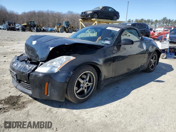 2005 Nissan 350Z Touring with VIN JN1AZ36A05M751145, listed as a Copart auction lot 47348945 with 139,477 mi miles and Salvage title. Bid and sale history available at DreamBid. Image 1.
