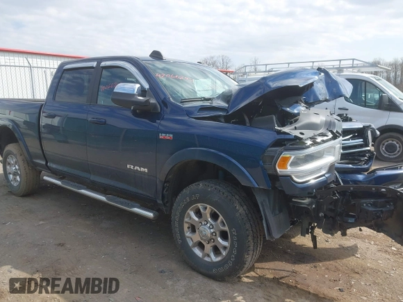 2021 Ram 2500 Laramie with VIN 3C6UR5FJ2MG668959, listed as a IAAI auction lot 42066247 with 14,739 mi miles. Bid and sale history available at carsss.com. Image 1.