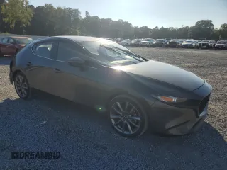 2019 Mazda 3 with VIN JM1BPBJM0K1134358, listed as a Copart auction lot 72412974 with 53,707 mi miles and Salvage title. Bid and sale history available at DreamBid. Image 4.