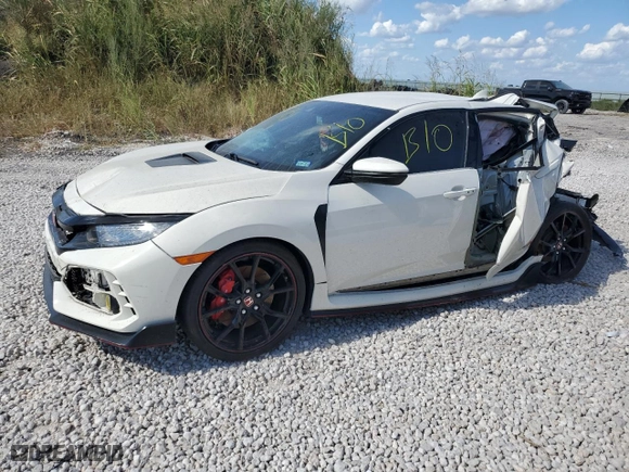 2021 Honda Civic Type R Touring with VIN SHHFK8G71MU203345, listed as a Copart auction lot 65242354 with 0 mi miles and Salvage Title. Bid and sale history available at carsss.com. Image 1.