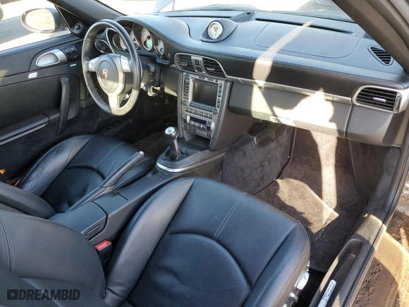 2007 Porsche 911 Carrera S with VIN WP0CB29917S776849, listed as a Copart auction lot 47824455 with 27,283 mi miles and Salvage Title. Bid and sale history available at carsss.com. Image 8.
