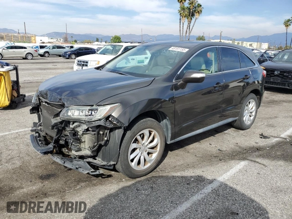 2016 Acura RDX Technology with VIN 5J8TB3H58GL013792, listed as a Copart auction lot 48191155 with 56,715 mi miles and Salvage Title. Bid and sale history available at DreamBid. Image 1.
