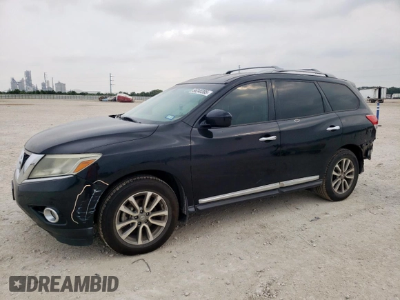 2015 Nissan Pathfinder SV с VIN 5N1AR2MN8FC697478, выставлен на аукционе Copart как лот 56248395 с пробегом 112 625 миль миль и Списание • Salvage title. История ставок и продаж доступна на DreamBid. Изображение 1.