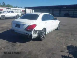 2015 Mercedes-Benz C-Class C 300 Luxury with VIN 55SWF4KB6FU020602, listed as a IAAI auction lot 41899959 with 150,516 mi miles. Bid and sale history available at carsss.com. Image 4.