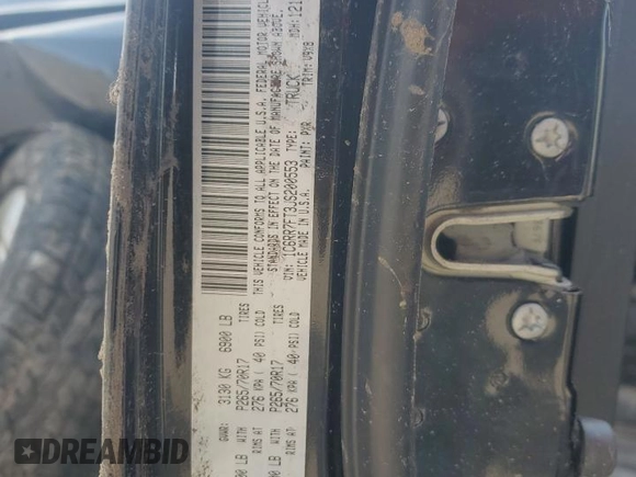 2018 Ram 1500 Express with VIN 1C6RR7FT3JS200553, listed as a Copart auction lot 54662535 with 103,370 mi miles and Salvage title. Bid and sale history available at DreamBid. Image 13.